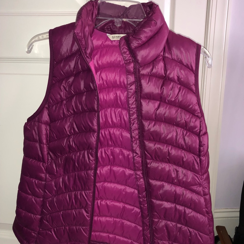 Magenta purple vest
